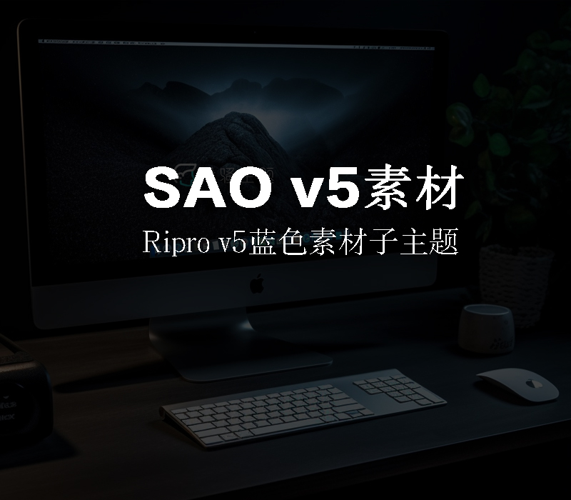 RIpro V5 素材类简单子主题免费下载